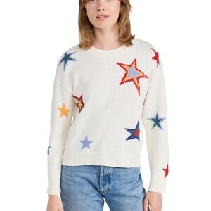 Rails Perci Cotton Cashmere Multi Colour Star Sweater
